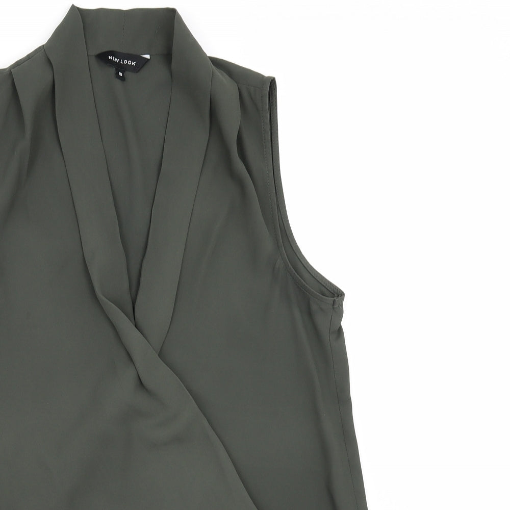 New Look Womens Green   Tunic Blouse Size 10