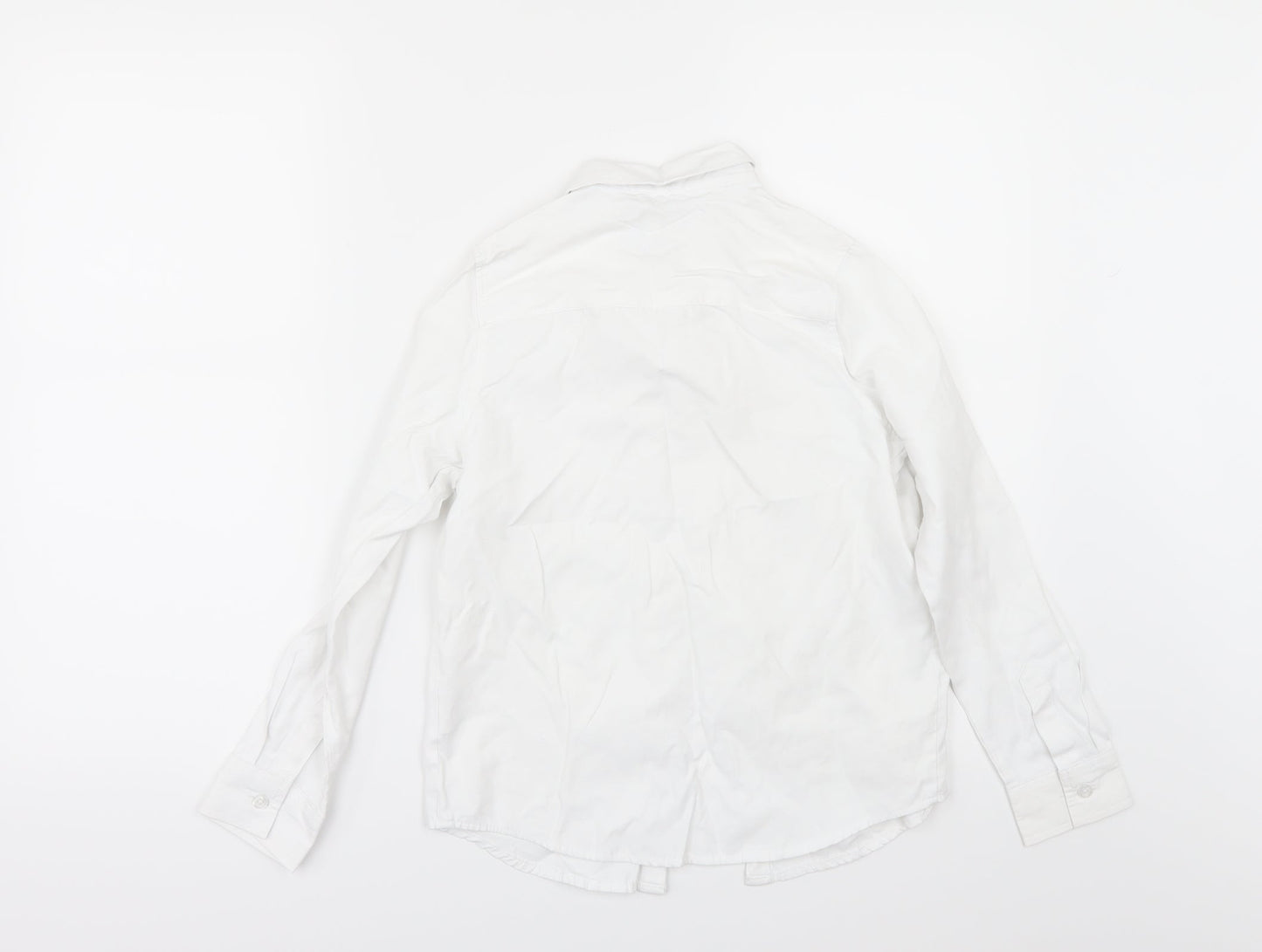Primark Boys White   Basic Button-Up Size 9-10 Years