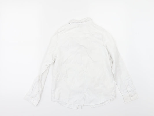 Primark Boys White   Basic Button-Up Size 9-10 Years