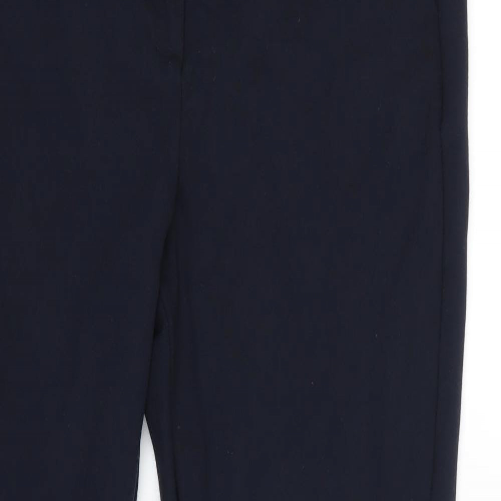 Marks and Spencer Womens Blue   Trousers  Size 10 L25 in