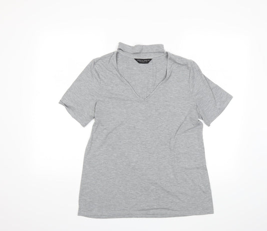 Dorothy Perkins Womens Grey   Basic T-Shirt Size 14