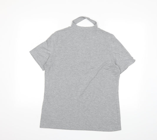 Dorothy Perkins Womens Grey   Basic T-Shirt Size 14