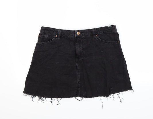 Divided Womens Black   Mini Skirt Size 10