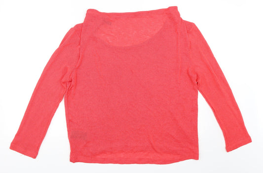 H&M Womens Pink   Pullover Jumper Size L