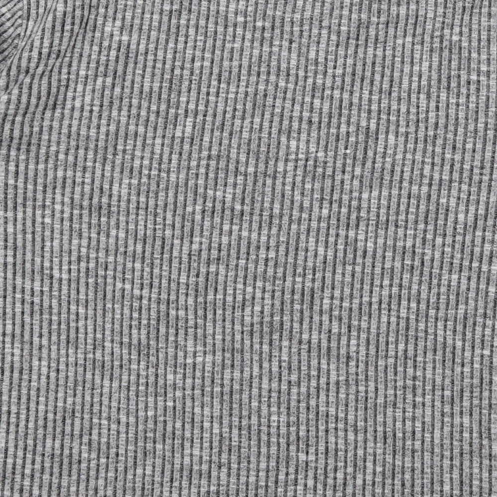 H&M Womens Grey  Jersey Pullover Sweatshirt Size M