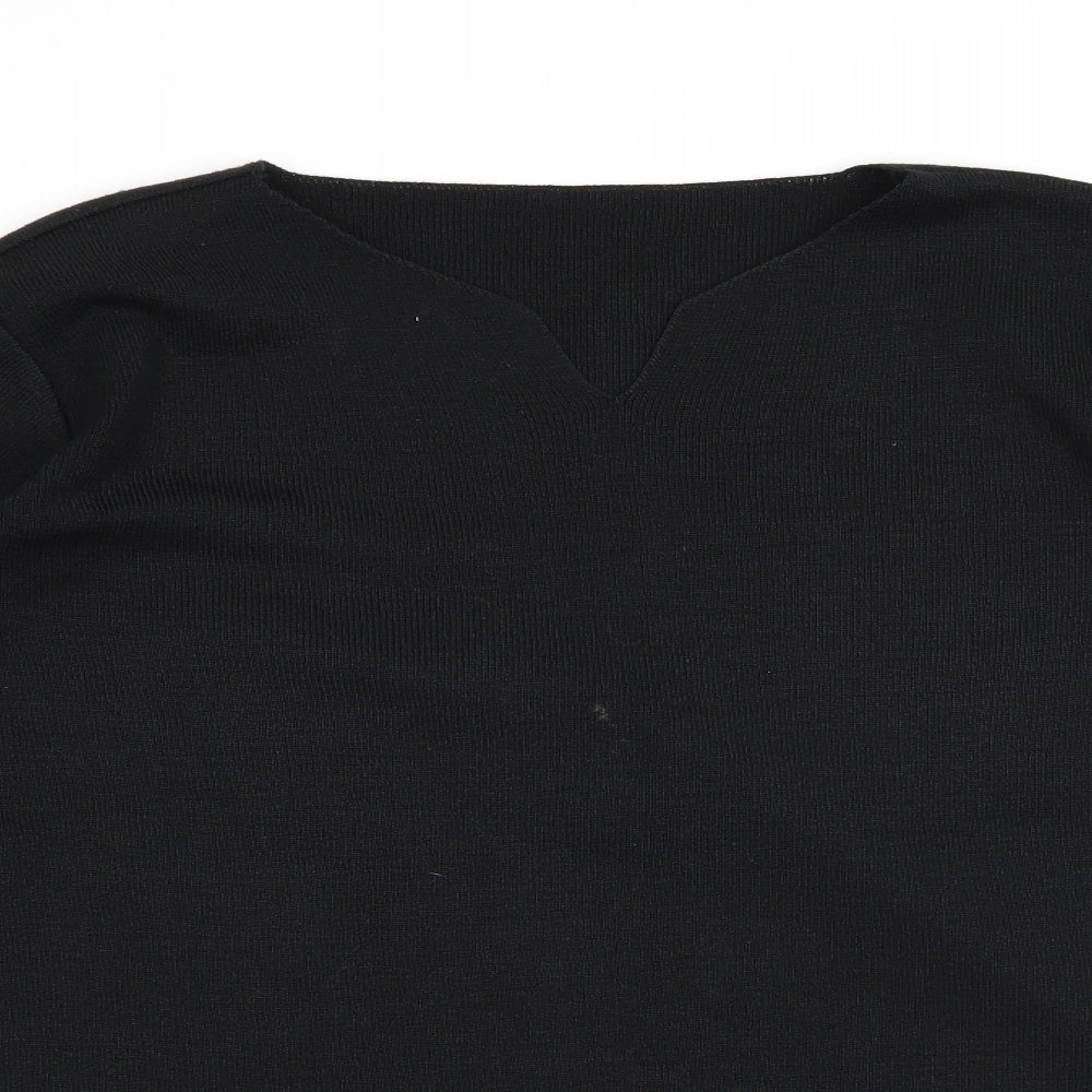 Marks and Spencer Womens Black   Pullover Jumper Size 12