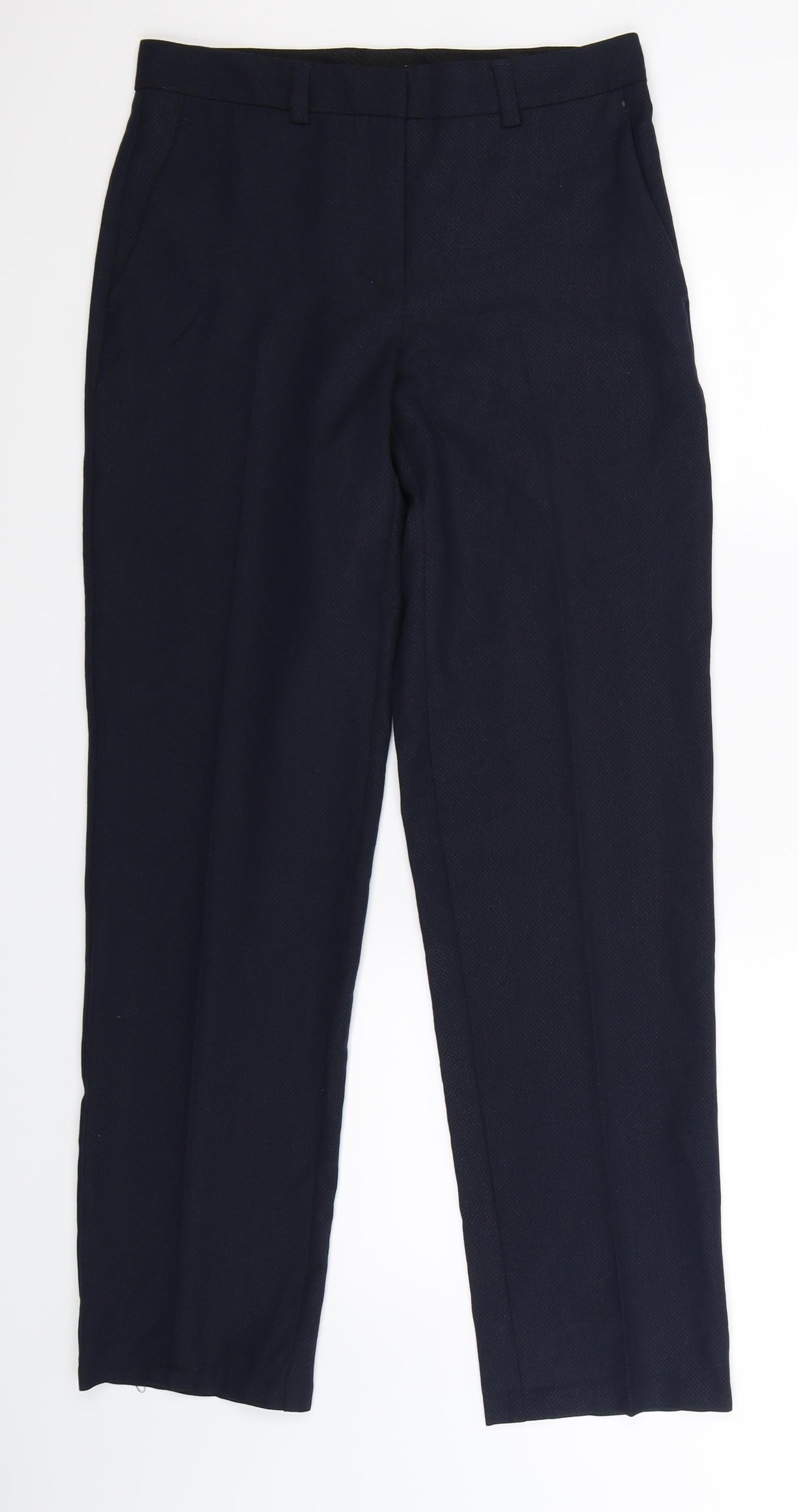 Preworn Womens Blue   Dress Pants Trousers Size 8 L30 in