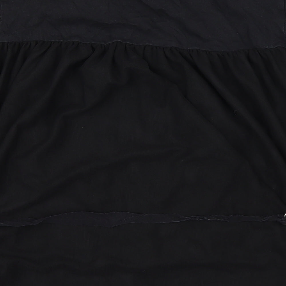 Topshop Womens Black   Basic T-Shirt Size 6