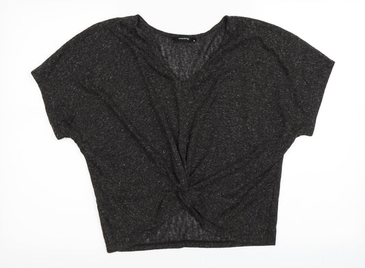 RESERVED Womens Grey   Basic T-Shirt Size S