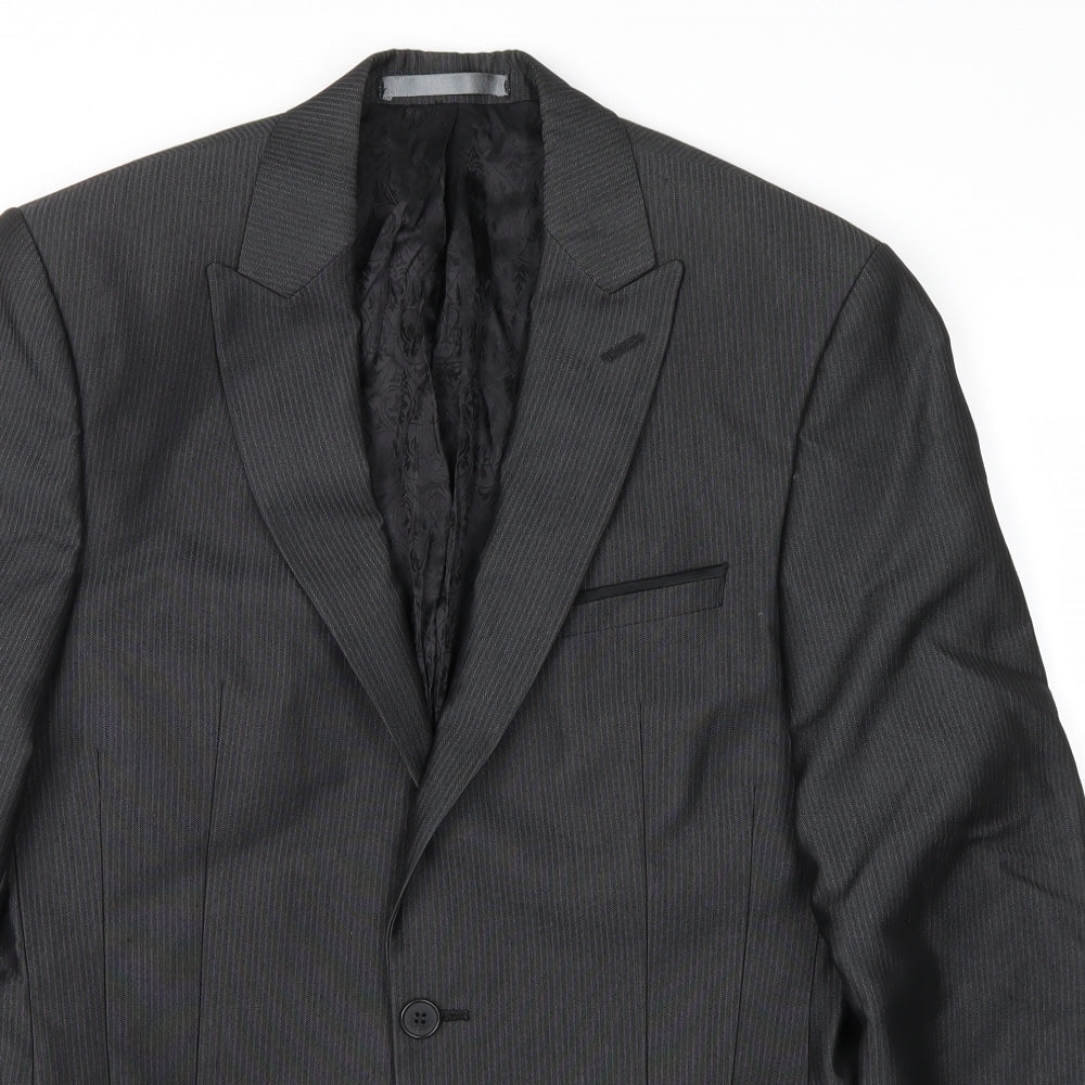 Red Herring Mens Grey   Jacket Suit Jacket Size S