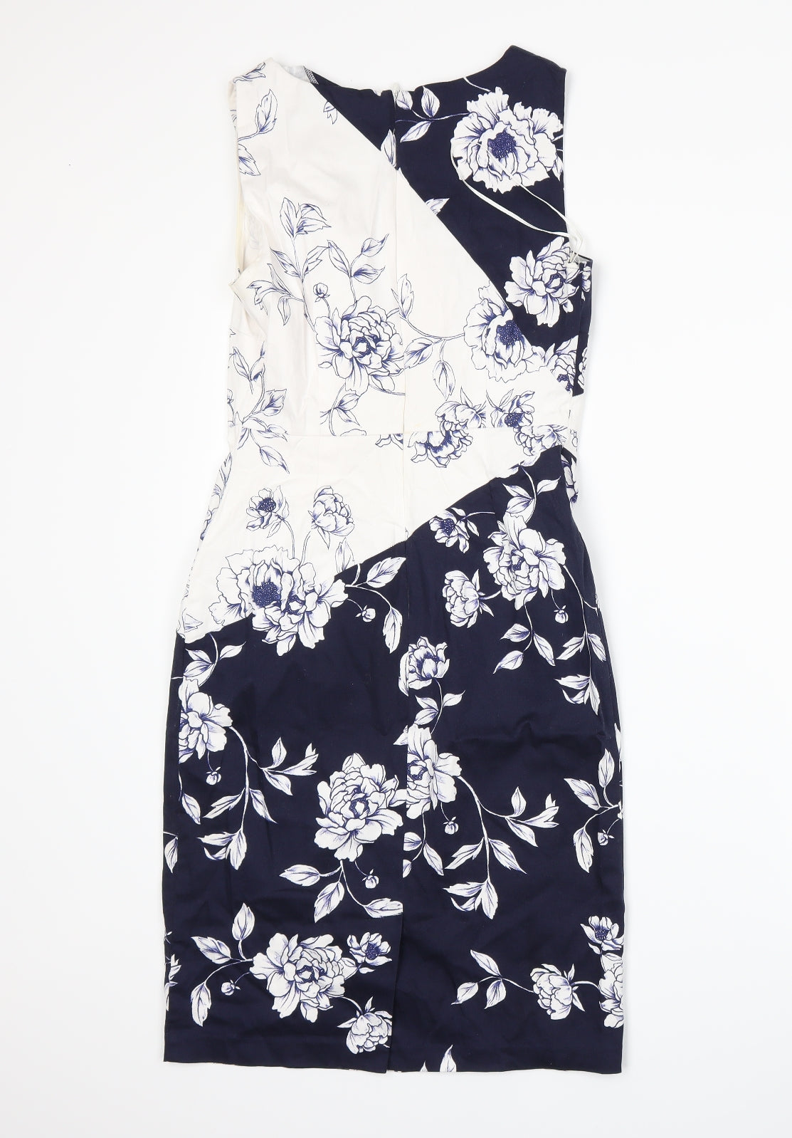 Soon Womens Blue Floral  Bodycon  Size 8