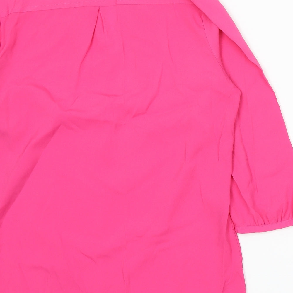 Marks and Spencer Womens Pink   Basic Blouse Size 10