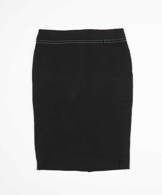 Bay Womens Black   Straight & Pencil Skirt Size 10