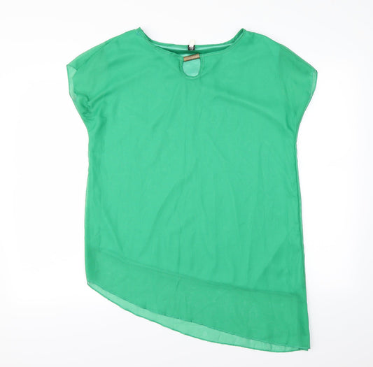 Preworn Womens Green   Basic Blouse Size XL