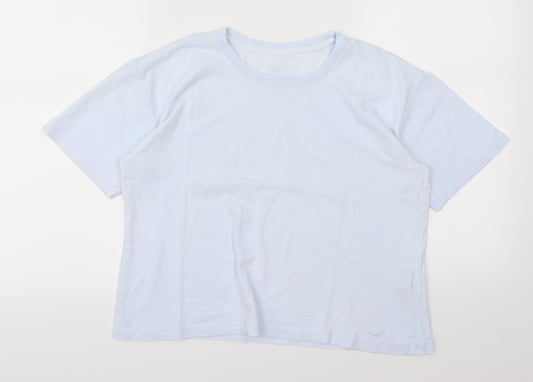 Hollister Womens Blue   Cropped T-Shirt Size XS