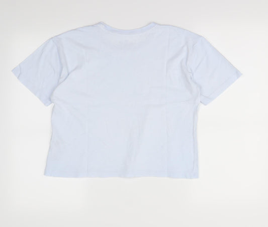 Hollister Womens Blue   Cropped T-Shirt Size XS