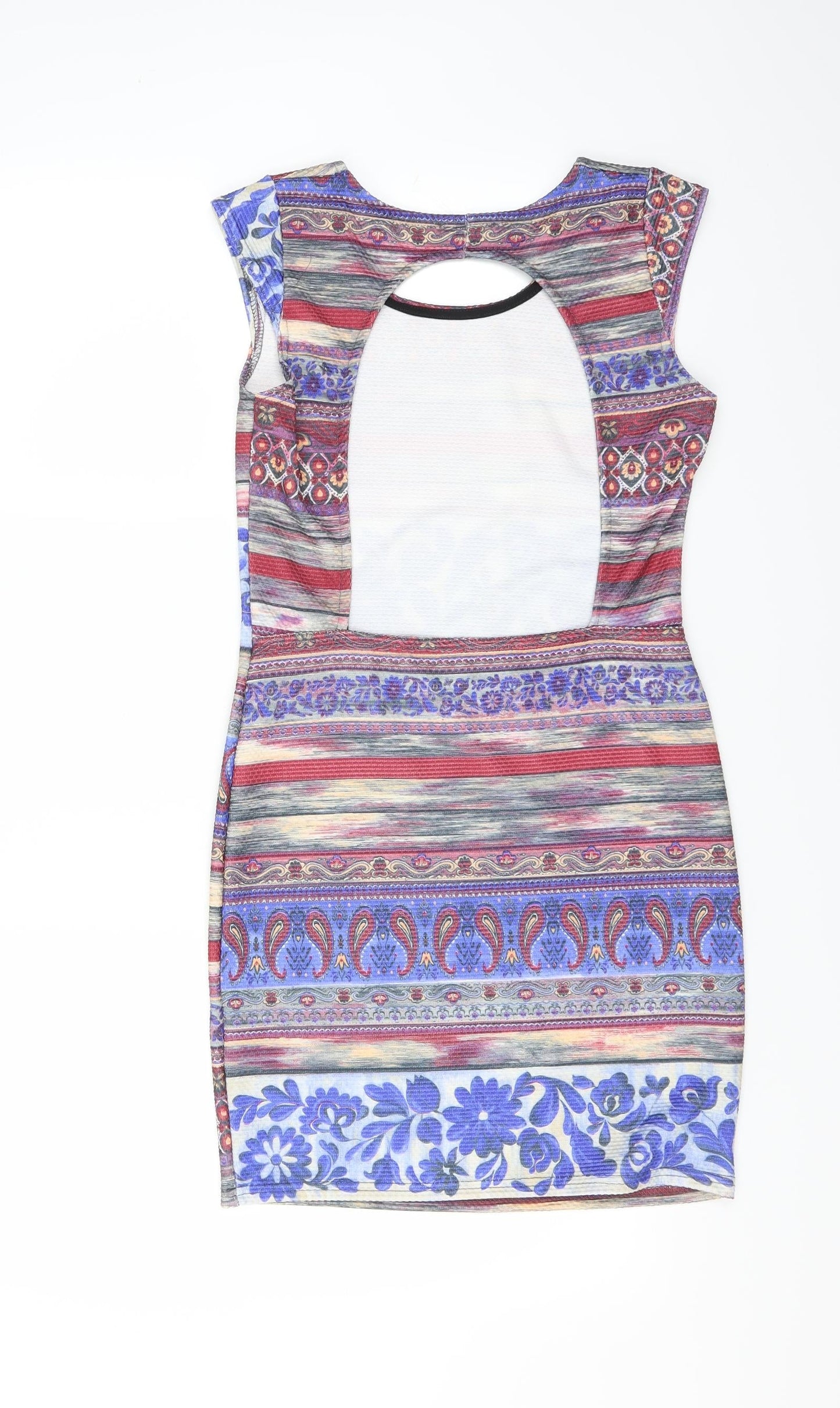 Kiah Womens Multicoloured Floral  Bodycon  Size 12
