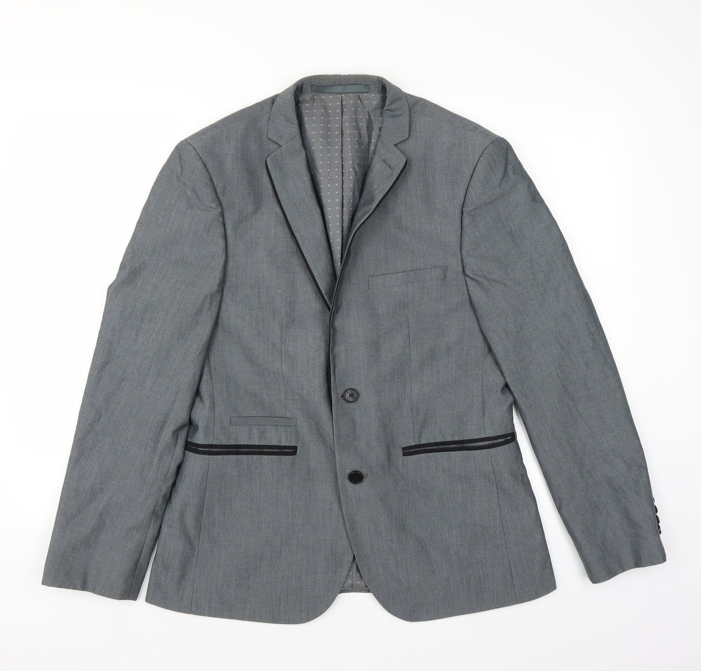 Burton Mens Grey   Jacket Suit Jacket Size 38