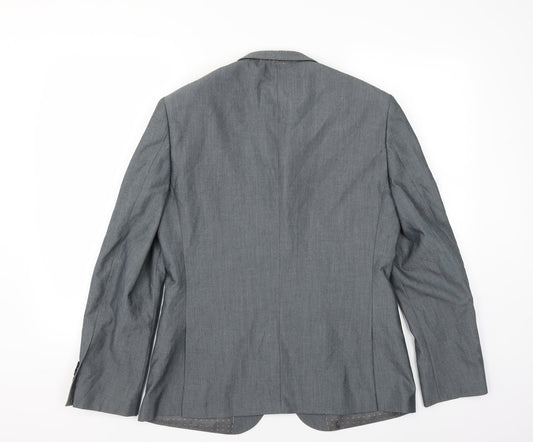 Burton Mens Grey   Jacket Suit Jacket Size 38