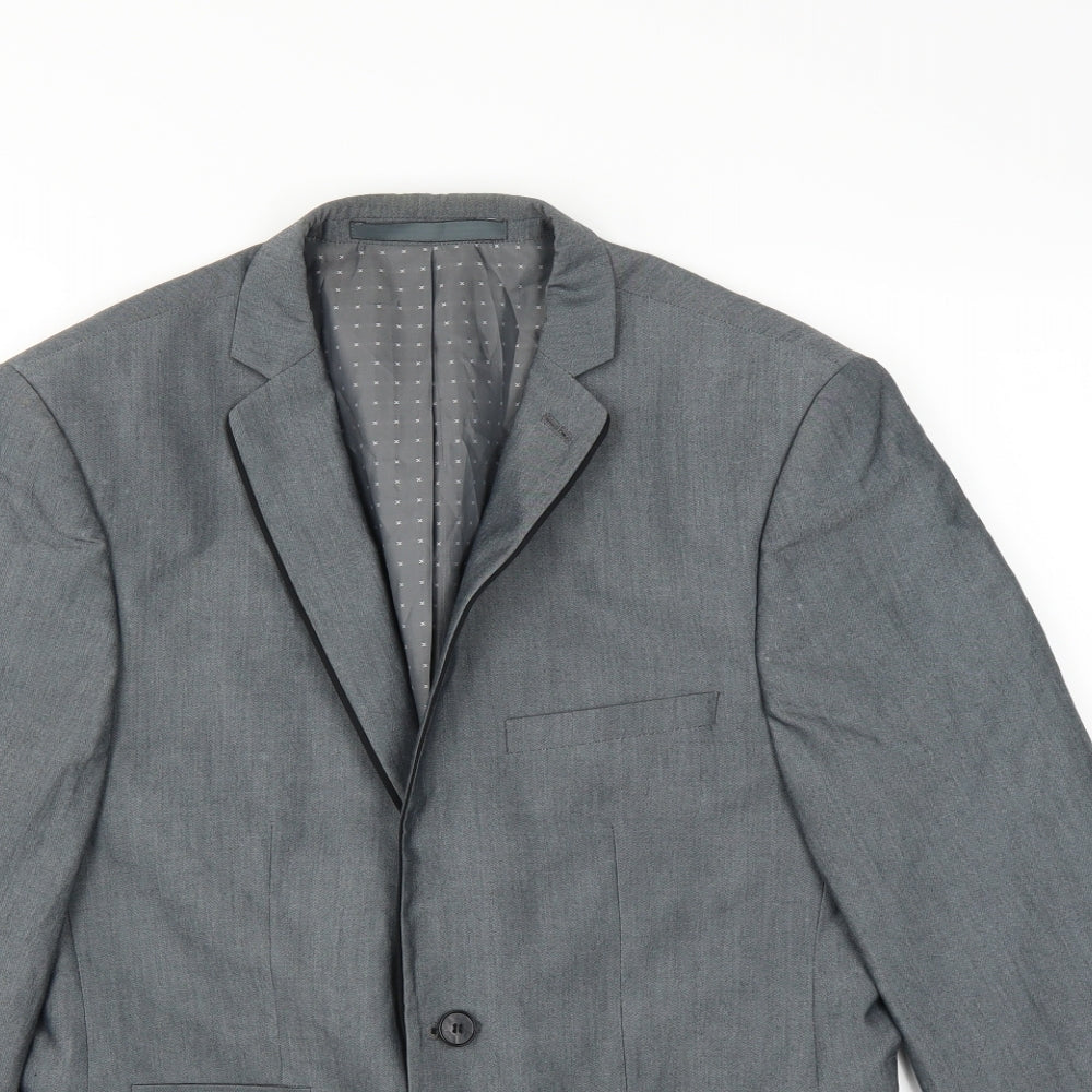 Burton Mens Grey   Jacket Suit Jacket Size 38