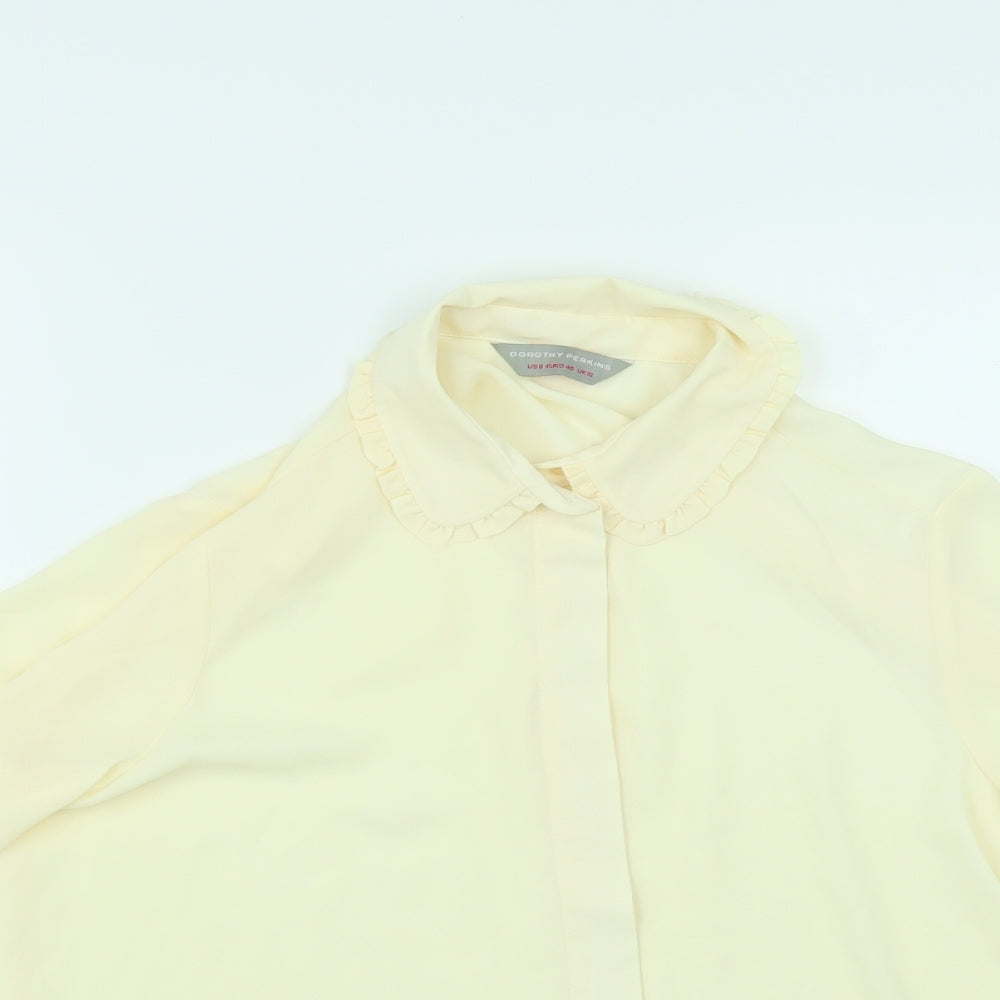Dorothy Perkins Womens Ivory   Tunic Blouse Size 12