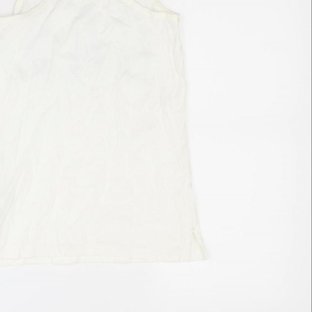 Gap Girls White   Basic Tank Size 8 Years