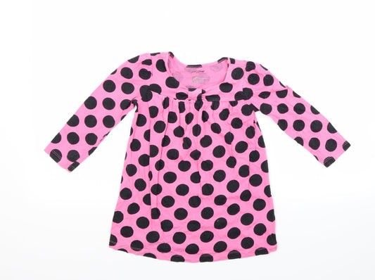Gap Girls Pink Polka Dot  A-Line  Size 3 Years
