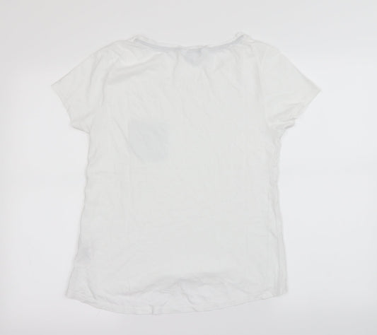 NEXT Womens White   Basic T-Shirt Size XS