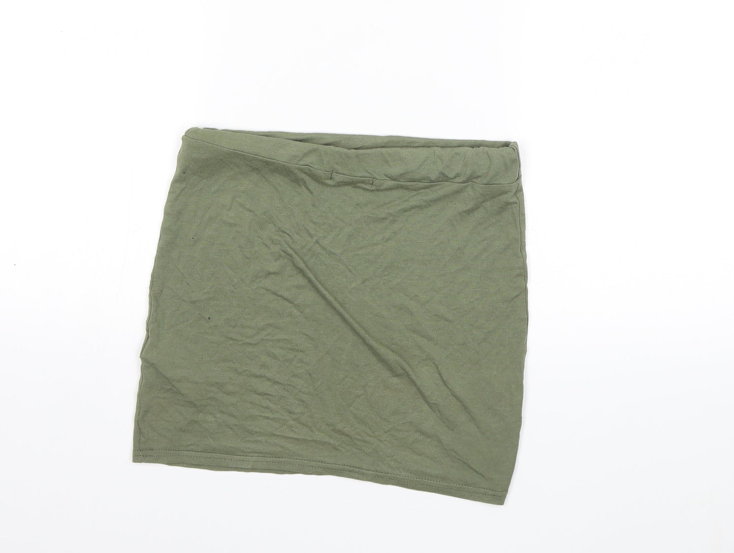 boohoo Womens Green   Mini Skirt Size 6