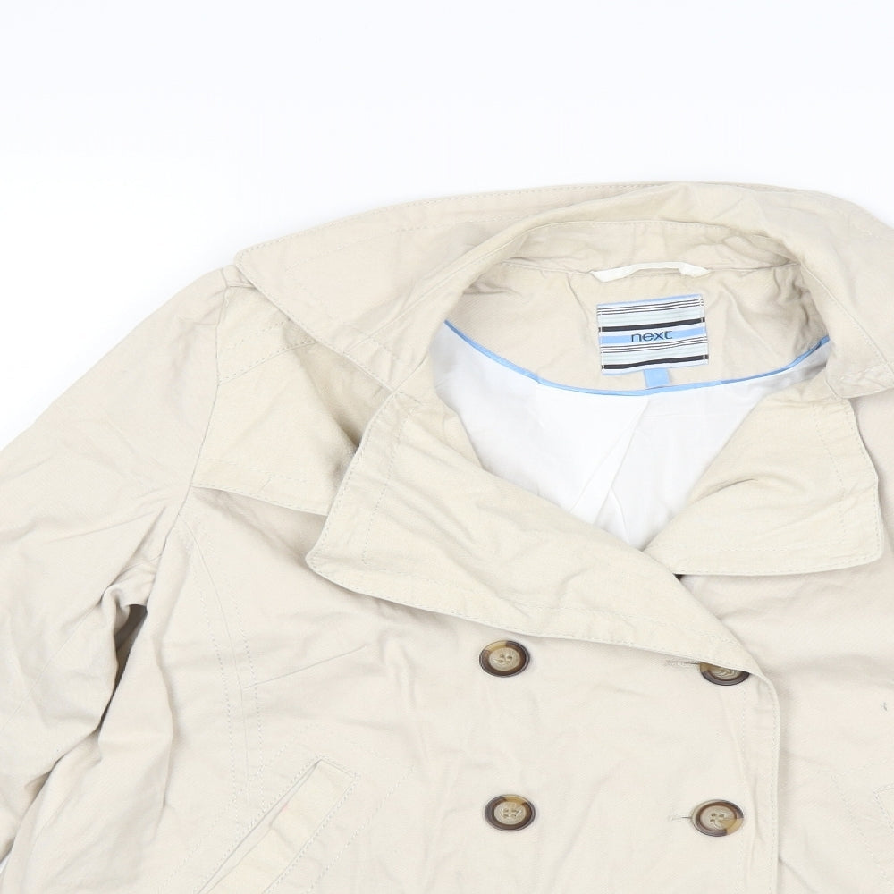 NEXT Womens White   Jacket Coat Size 10