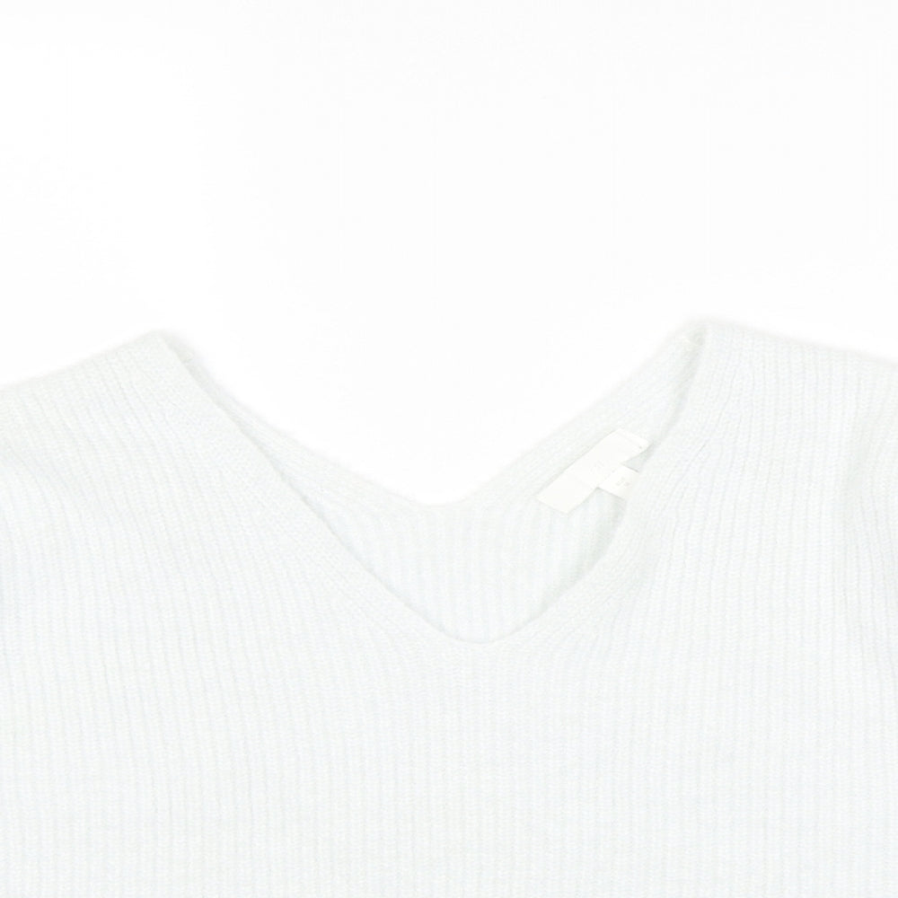 H&M Womens Blue  Knit Pullover Jumper Size M