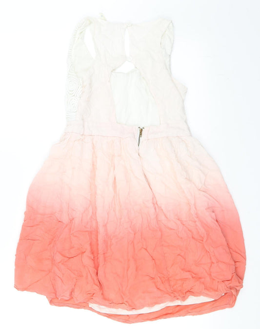Blue Vanilla Womens Pink   Skater Dress  Size 8
