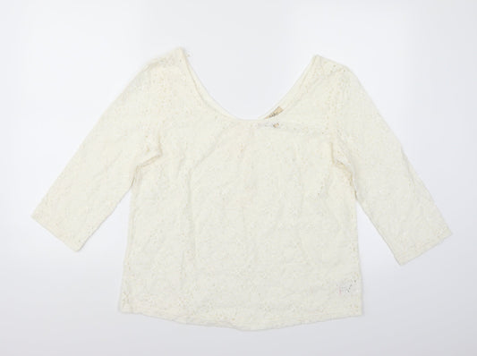 NEXT Womens White   Basic T-Shirt Size 12