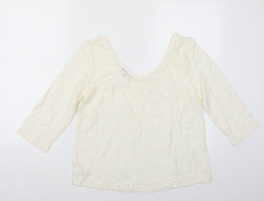 NEXT Womens White   Basic T-Shirt Size 12