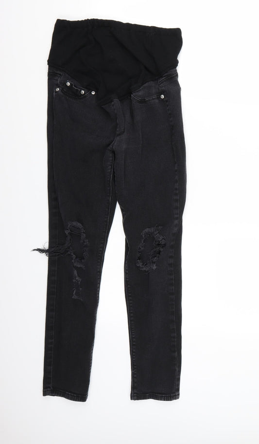 Boohoo Womens Black   Skinny Jeans Size 12 L26 in