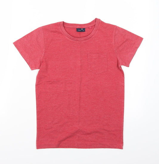 NEXT Boys Red   Basic T-Shirt Size 7 Years