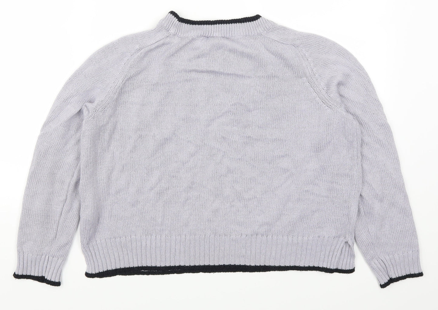 H&M Womens Purple   Pullover Jumper Size S