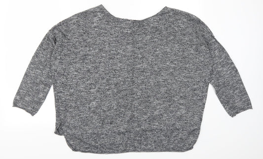 Zara Womens Grey   Basic Polo Size S