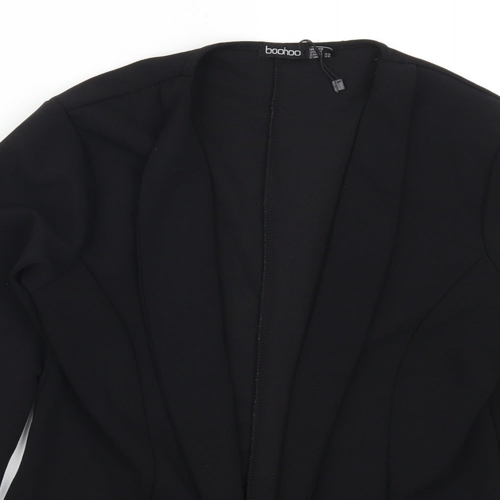 Boohoo Womens Black   Jacket  Size 10