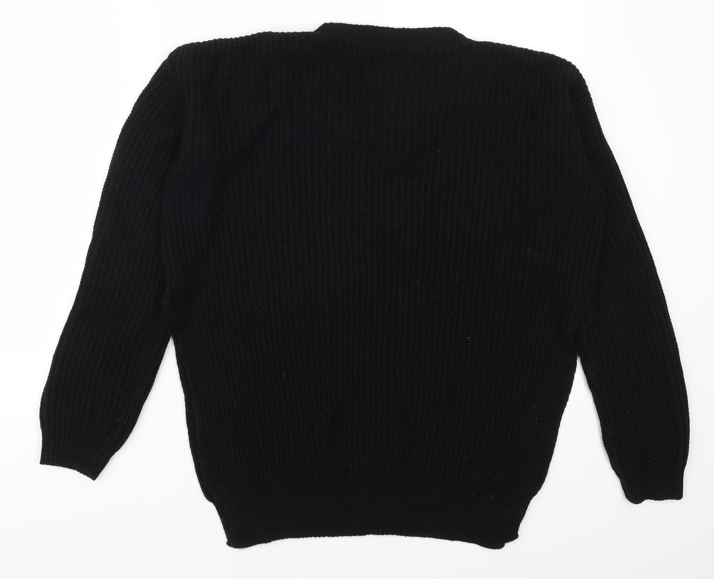Pretty Little Thing Womens Black   Pullover Jumper Size M