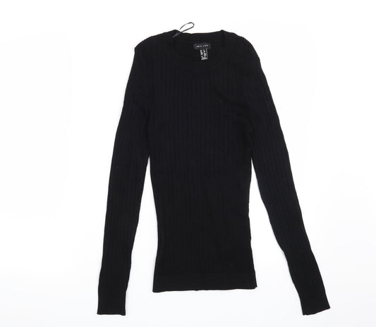 New Look Womens Black   Pullover Jumper Size 8
