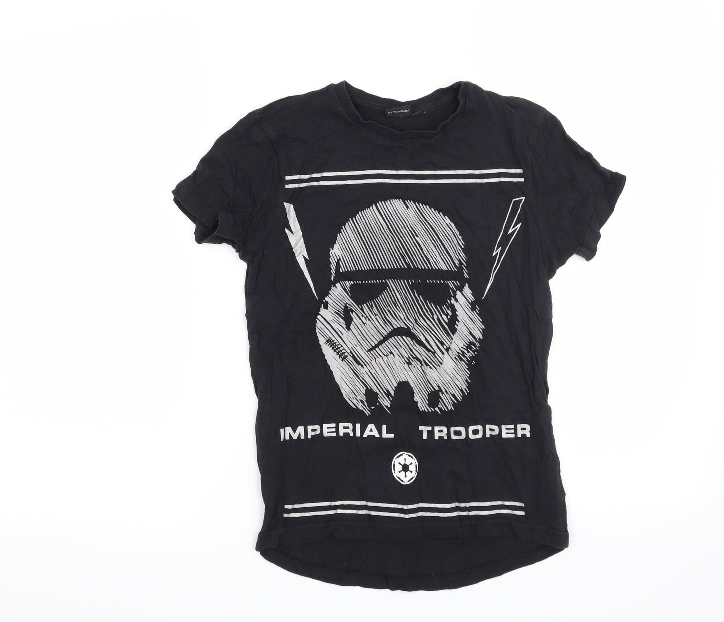 Rebel Boys Black   Basic T-Shirt Size 9-10 Years  - Star Wars