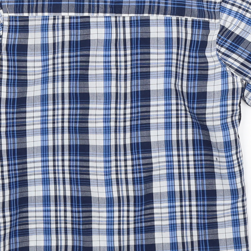 not guilty Boys Blue Check  Basic Button-Up Size 3-4 Years
