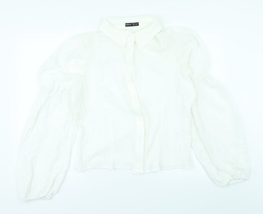 SheIn Womens White   Cardigan Jumper Size XL
