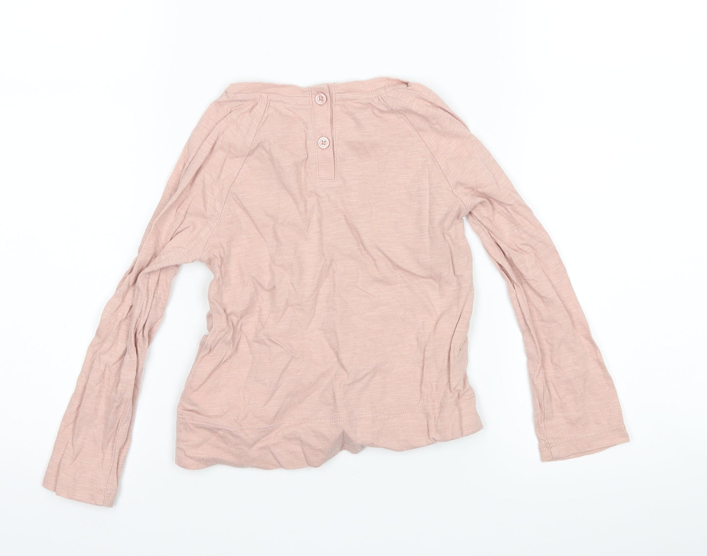 Gap Girls Pink   Basic T-Shirt Size 3 Years  - bear