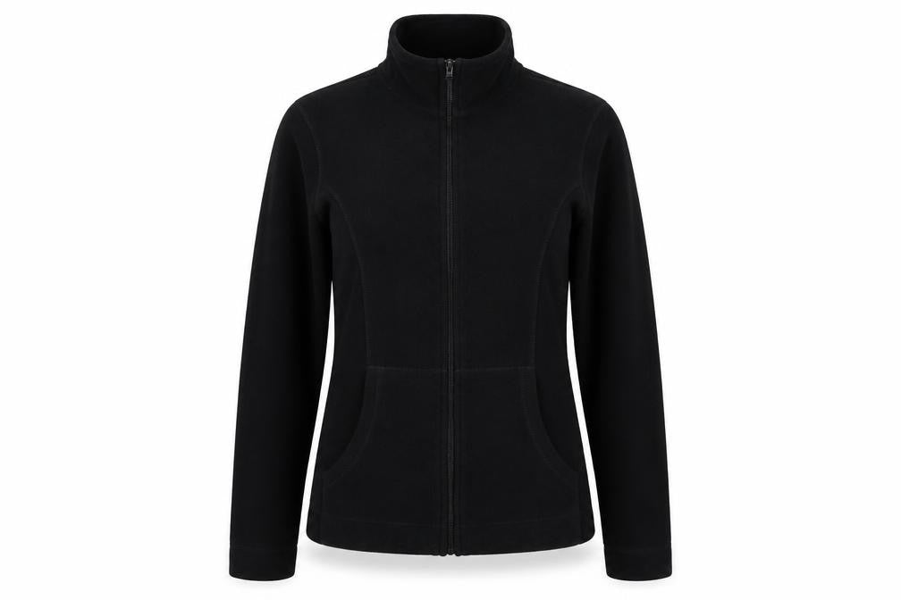 Front view of George women’s black jacket coat, size UK 12
