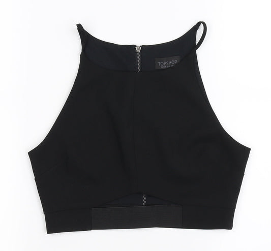 Topshop Womens Black   Basic Tank Size 6