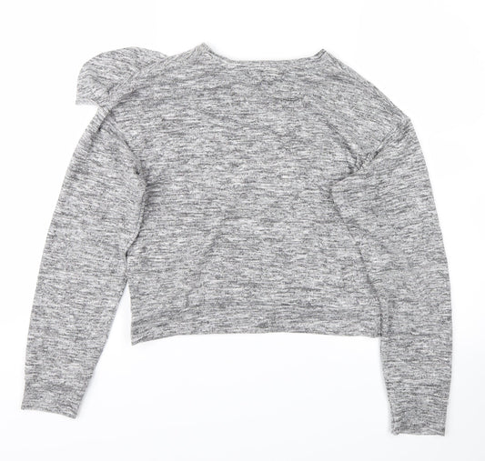 Candy Couture Girls Grey   Pullover Jumper Size 13 Years