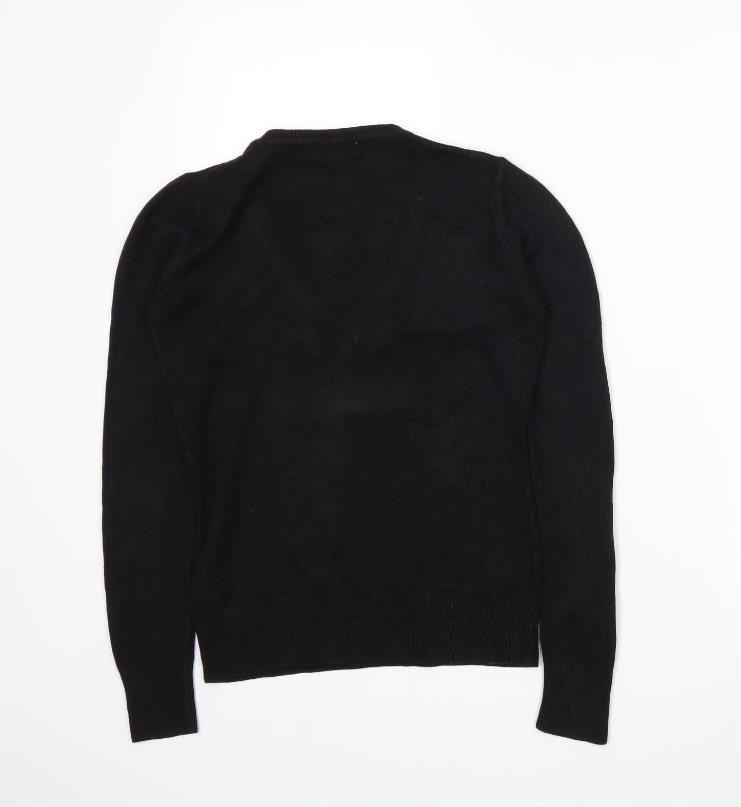 MK One Womens Black  Knit Pullover Jumper Size S