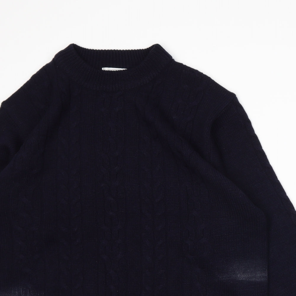 Classics Womens Blue  Knit Pullover Jumper Size 16